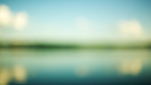 Minimalist Soft Blurred Blue Sky and Horizon Landscape PC Wallpaper