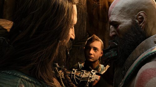 Kratos and Atreus Cinematic God of War Ragnarok 4K PC Wallpaper