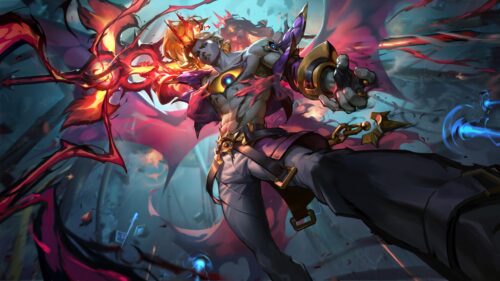 League of Legends Viego Pentakill Warrior Fantasy Art 4K PC Wallpaper