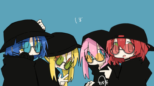 Bocchi the Rock Kessoku Band Streetwear Anime Aesthetic PC Wallpaper