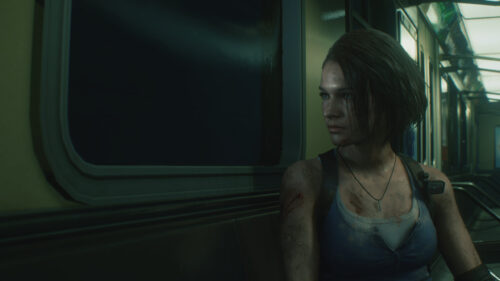 Jill Valentine in Resident Evil 3 Subway Cinematic 4K Wallpaper