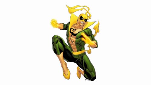 Marvel Comics Iron Fist Dynamic Martial Arts Pose PC Wallpaper