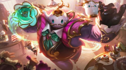 League of Legends Cafe Cuties Bard Splash Art 4K PC Wallpaper