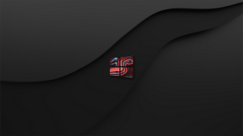 Minimalist Dark Windows Logo with Red Marble Texture 4K Wallpaper