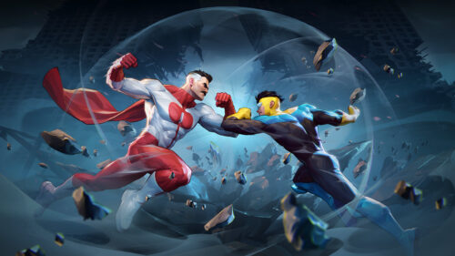 Omni-Man vs Invincible Epic Battle 4K PC Wallpaper
