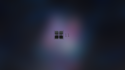 Minimalist Windows 11 Dark Gradient Aesthetic 4K PC Wallpaper