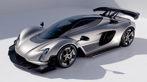 Stunning Czinger 21C Hypercar Silver Metallic Desktop Wallpaper 4K