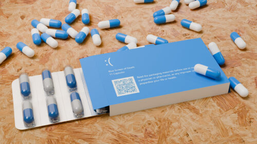 Blue Screen of Death BSOD Medical Pill Box Creative 4K PC Wallpaper