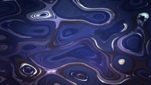 Abstract Liquid Blue and Purple Fluid Waves 4K Desktop Wallpaper