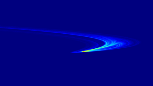 Minimalist Abstract Blue Nebula Energy Swirl 4K Wallpaper