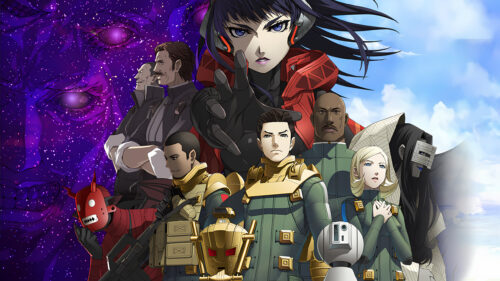 Ex-Arm Anime Character Ensemble Action Scene 4K Desktop Wallpaper