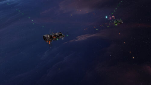 Epic Space Battle Sci-Fi Starship Combat 4K Wallpaper
