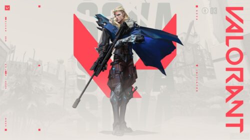 Sova Valorant Character With Sniper Rifle 4K Desktop Wallpaper
