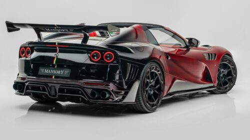 Mansory Stallone Ferrari 812 GTS Rear View Sports Car 4K Wallpaper