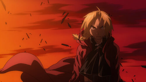 Edward Elric Fullmetal Alchemist Intense Anime Scene 4K Wallpaper