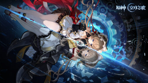 Genshin Impact Lyney and Lynette Dual Fantasy Anime PC Wallpaper