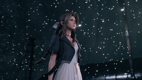 Aerith Gainsborough Final Fantasy VII Remake Cinematic PC Wallpaper