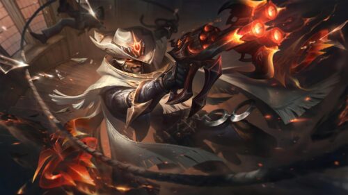 Highnoon Lucian League of Legends Gunslinger Fantasy Action 4K Wallpaper