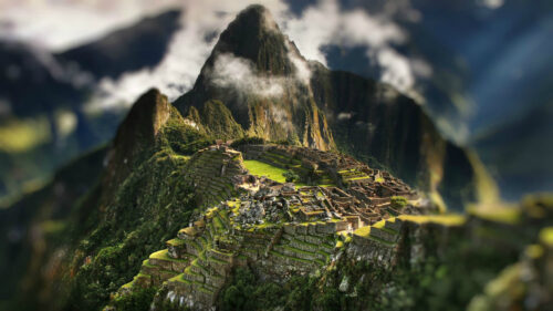 Breathtaking Machu Picchu Ancient Inca Ruins Mountain View Desktop Wallpaper