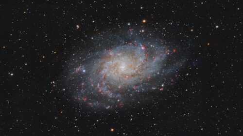 Breathtaking Triangulum Galaxy Spiral Nebula 4K Wallpaper