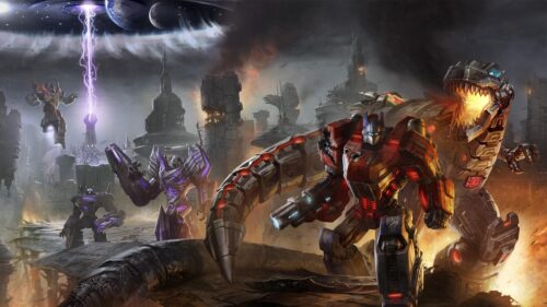 Epic Transformers War on Cybertron Optimus Prime and Grimlock PC Wallpaper