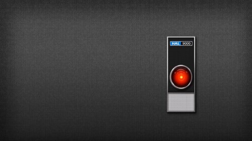 HAL 9000 Eye Minimalist 2001 A Space Odyssey PC Wallpaper