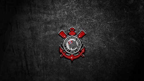 SC Corinthians Paulista Logo Dark Texture HD Desktop Wallpaper