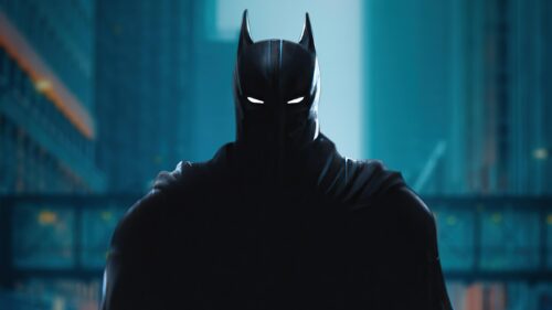 Stunning Minimalist Batman Dark Knight Cinematic 4K Desktop Wallpaper