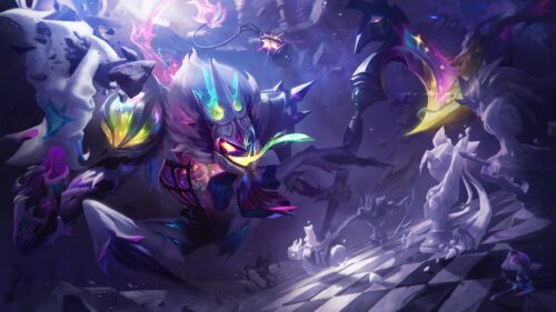 League of Legends Fiddlesticks Star Nemesis Skin 4K PC Wallpaper