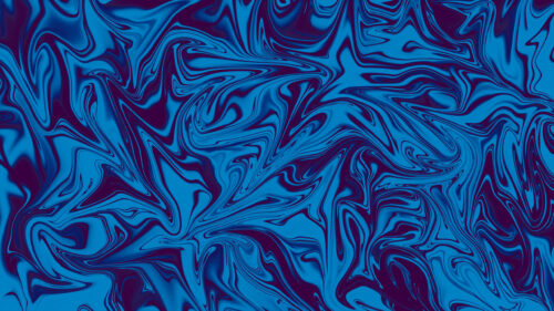 Abstract Liquid Blue and Purple Swirl Pattern 4K PC Wallpaper