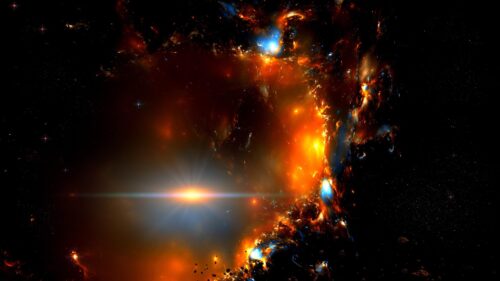 Stunning Cosmic Nebula and Glowing Stars 4K PC Wallpaper