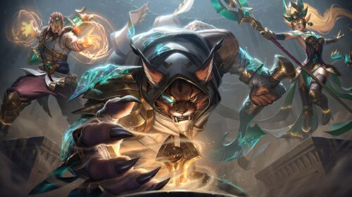 League of Legends Shurima Desert Warriors 4K PC Wallpaper