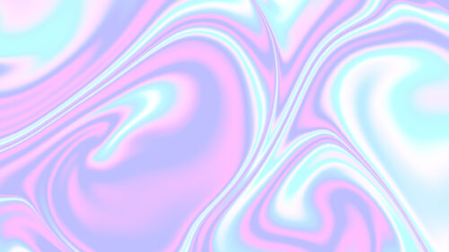 Dreamy Pastel Holographic Liquid Swirl 4K PC Wallpaper