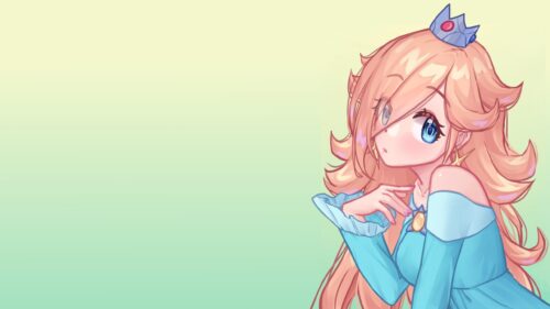 Beautiful Princess Rosalina Anime Style 4K Desktop Wallpaper