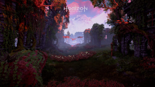 Horizon Zero Dawn Post-Apocalyptic Ruined City Landscape 4K Wallpaper