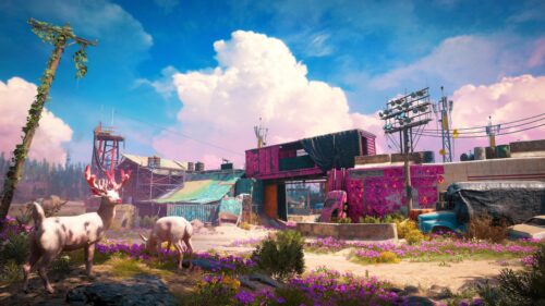 Post Apocalyptic Far Cry New Dawn Vibrant Landscape PC Wallpaper