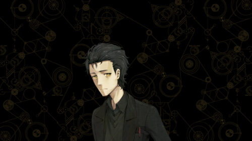 Okabe Rintaro Steins Gate Anime Character Minimalist PC Wallpaper