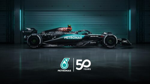 Mercedes AMG Petronas F1 W14 Formula 1 Race Car Desktop Wallpaper