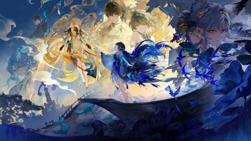 Honkai Star Rail Fantasy Characters Collage Art PC Wallpaper