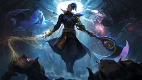 League of Legends Odyssey Yasuo Futuristic Warrior 4K PC Wallpaper