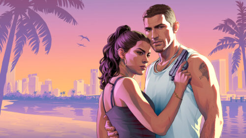 Grand Theft Auto VI Lucia and Jason Tropical Sunset PC Wallpaper
