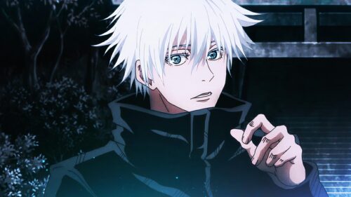 Satoru Gojo Jujutsu Kaisen Unmasked Blue Eyes 4K PC Wallpaper