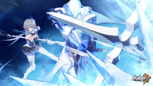 Honkai Impact 3rd Ice Valkyrie and Knight Guardian 4K PC Wallpaper