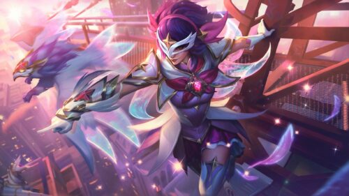League of Legends Star Guardian Quinn and Valor Dynamic Action PC Wallpaper