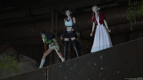 Final Fantasy VII Remake Heroines Tifa Aerith and Yuffie 4K PC Wallpaper