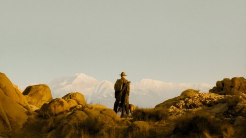 Solitary Cowboy in the Desert Mountains 4K PC Wallpaper