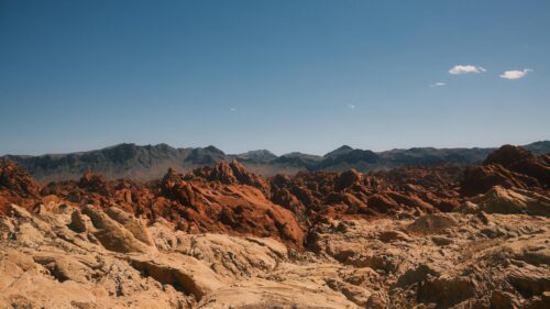 Stunning Red Rock Desert Landscape Valley of Fire Desktop Wallpaper