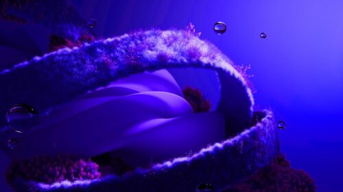 Abstract Surreal Purple Nature Fusion 4K Desktop Wallpaper