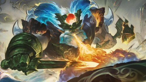 Ornn League of Legends Mythic Fantasy Warrior PC Wallpaper