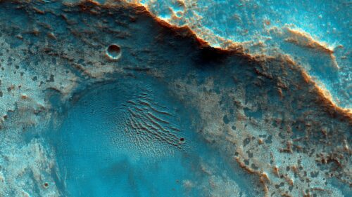 Stunning Martian Surface Texture Aerial View 4K PC Wallpaper